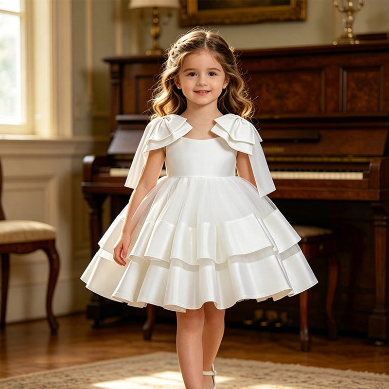 Girls' birthday dress  new style ruffled cute chic princess dress - wholesale  flower girl dress
