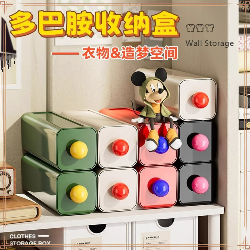 Dopamine Storage Box Desktop Storage Office Stationery Drawer Shelf Organizing Sundries Dormitory Artifact