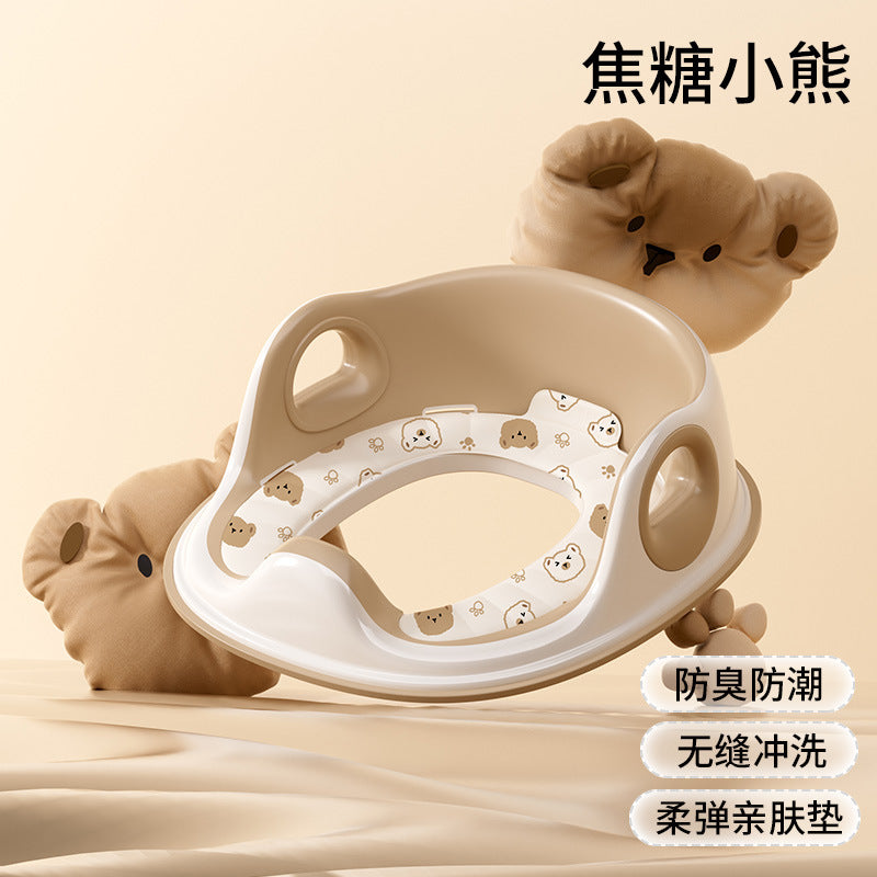 Baby potty training seat - eva soft cushion for boys and girls - portable toilet for home use