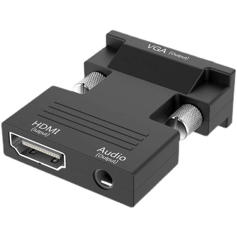 HDMI to VGA converter high definition adapter computer monitor projector set top box cable with audio