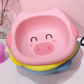 Wholesale thickened baby washbasin - household wash basin for babies and children - cartoon design, large size, suitable for washing vegetables