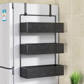 Refrigerator side rack kitchen supplies punch-free plastic wrap storage side wall hanging rack cross-border e-commerce partition