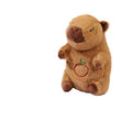 children's plush toy breathing capybara doll musical light-up soothing baby doll gift