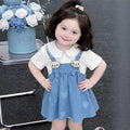 Girls' summer princess dress - cute summer dress for baby girls - children's doll collar, adorable and stylish dress