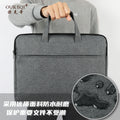 Large capacity canvas briefcase - office handbag, document bag, conference bag, laptop bag, file bag, business bag - custom printing available