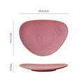 11.3inch plate-kiln turns red