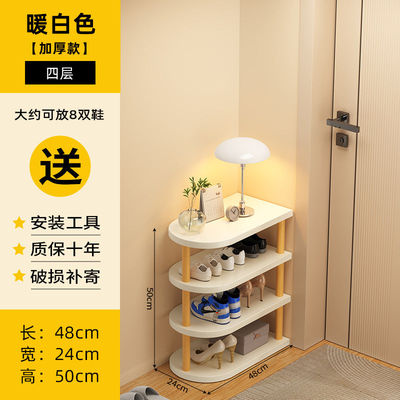 Shoe rack, multi-storey dormitory at the entrance of the home, simple small and narrow entrance door, shoe rack storage, space-saving shoe cabinet