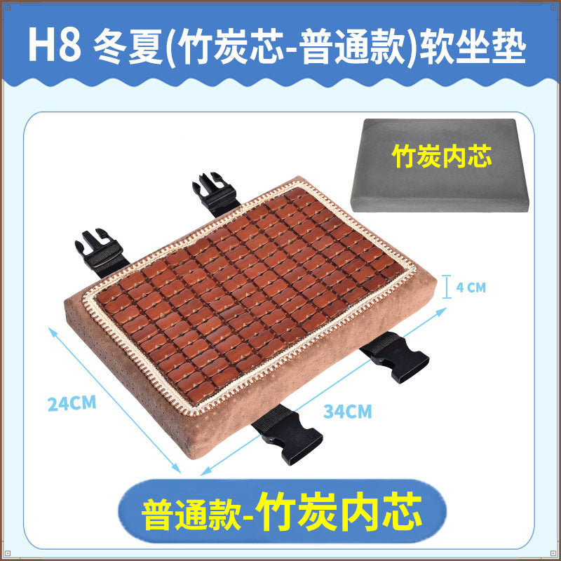 Summer clothing work seat cushion butt super soft latex seat cushion double-sided summer seat cushion cool and breathable student chair cushion