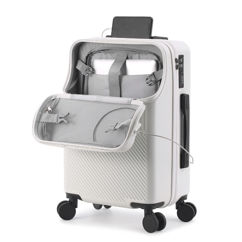 special supply, open luggage before business, multi-functional large-capacity trolley case, travel light password case