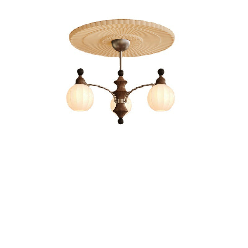 French medieval style living room chandelier main light retro 2025 new new Chinese cloud lighting high-end lighting