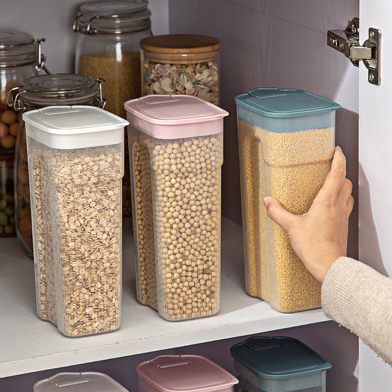 Kitchen Grains Storage Box Food Grade Sealed Tank Fresh-keeping Box Transparent Refrigerator Dry Goods Storage Tank