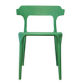 For homecasual modern ins dijia furniture scandinavianpp material injection molding stackable dining chair plastic chair back chair