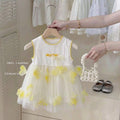 Spring new arrivals: girls' summer dresses - stylish tank tops, baby tulle dresses, and mesh princess skirts