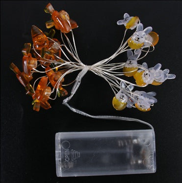 Cross-border new products, Easter carrot rabbit decorative lights, chick eggs, shell eggs, battery boxes, copper wire light strings.