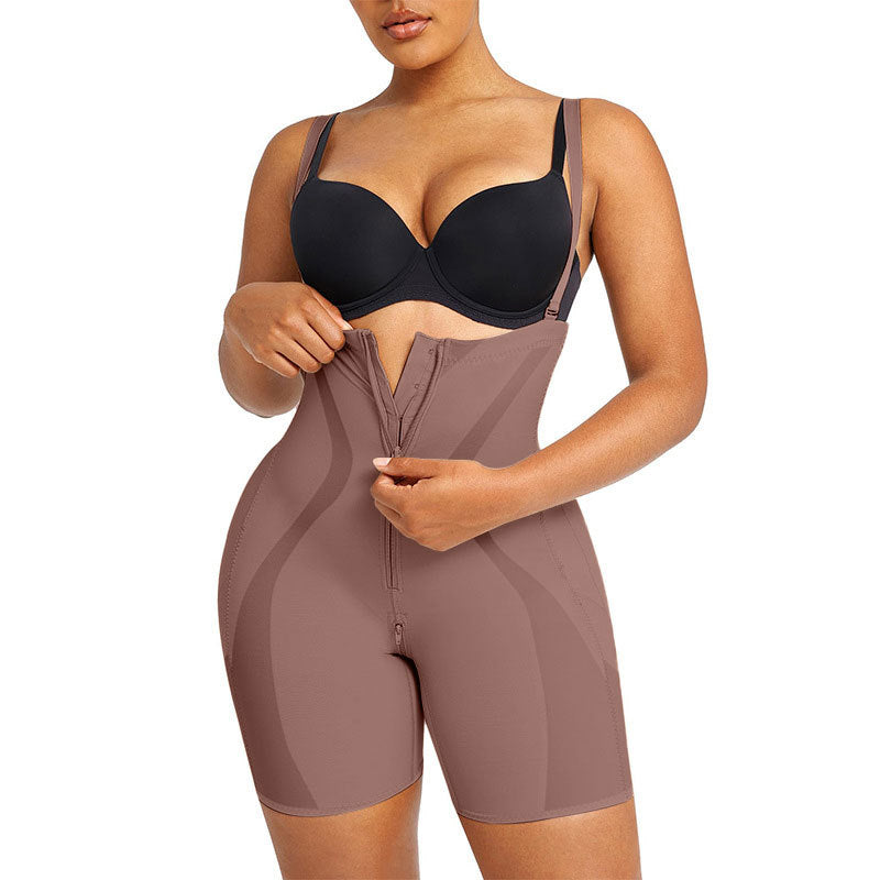 Bodyshaperfashion cross-border one-piece body shaping one-piece high waist suspender breathable tummy control butt lift one-piece corset