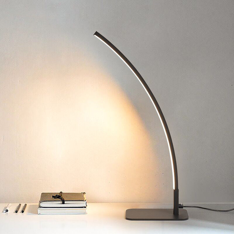 desk lamp - modern minimalist eye-care led study reading light for office, study, bedroom, and bedside