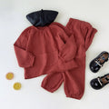 ins style girl cotton and linen home clothes new arrivalk-styleplaid infant long sleevessuit baby autumn clothes