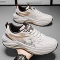 Men's athletic shoes - 2026 spring collection - leather, waterproof, thick-soled, height-increasing, casual sneakers for students