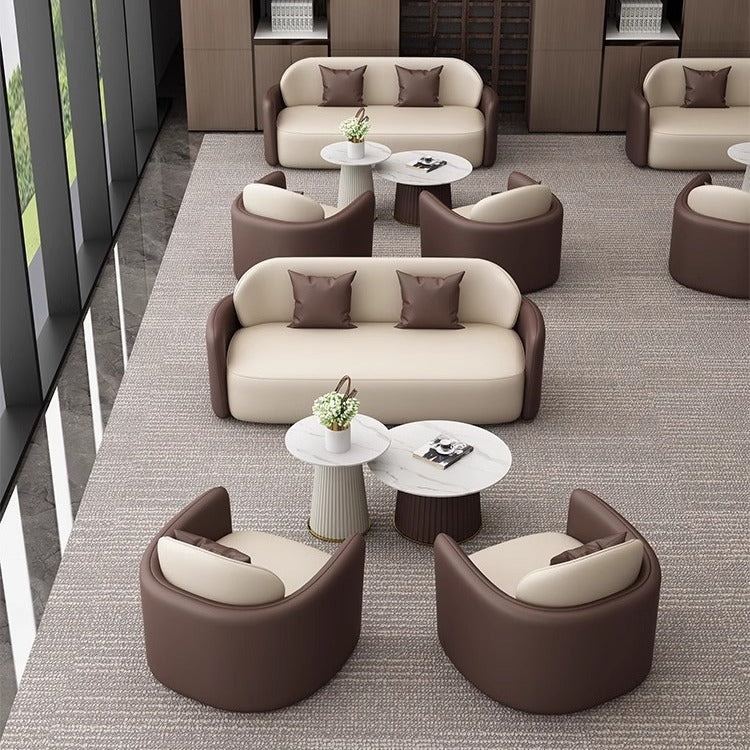 Luxury hotel lobby sofa set, b&b reception & meeting area furniture, lounge & office sofas