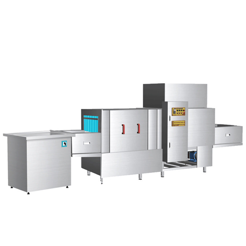 Commercial fully automatic dishwasher - ideal for cafeterias, restaurants, and food service businesses - automatic dishwashing machine for clean and hygienic dishes
