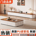 Tv cabinet living room for homenew arrival walnut medievalaccessible luxury small apartment floor-standing coffee table tv cabinet combination