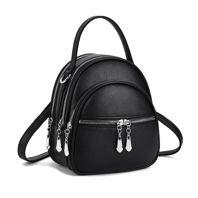 New Macaron fashion multi-layer backpack high-value large-capacity handbag  simple and lightweight backpack