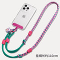 Multifunctional adjustable phone lanyard - crossbody, backpack, portable nylon long strap - neck hanging, personalized braided lanyard, anti-loss