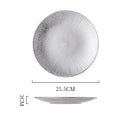 Striped silver - 10inch