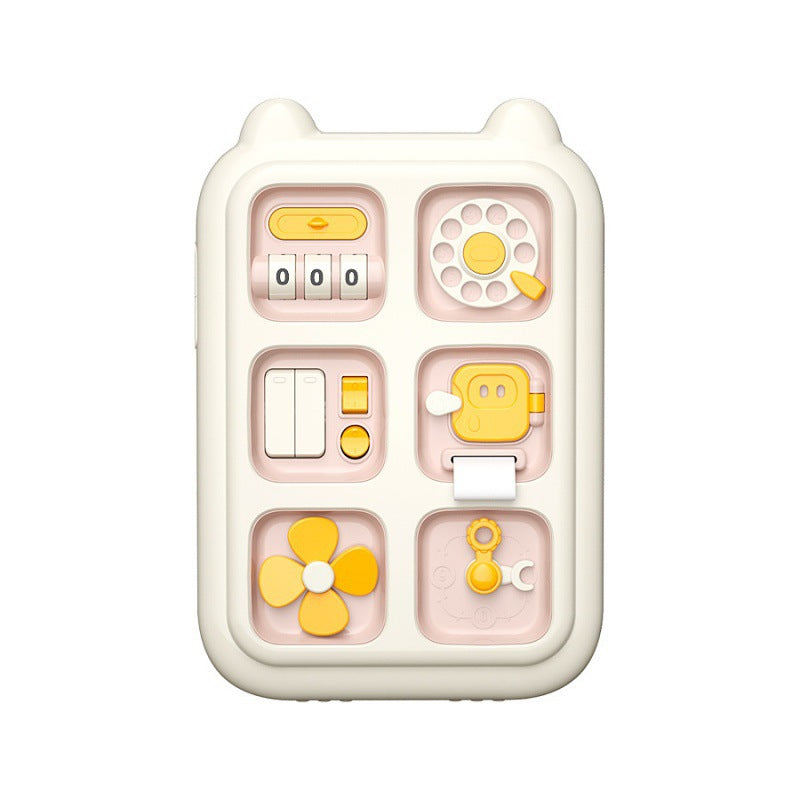 Cross-border South East Asia Baby Toys Multifunctional Fine Motion Busy Tablet Baby Puzzle Early Education Analog Switch