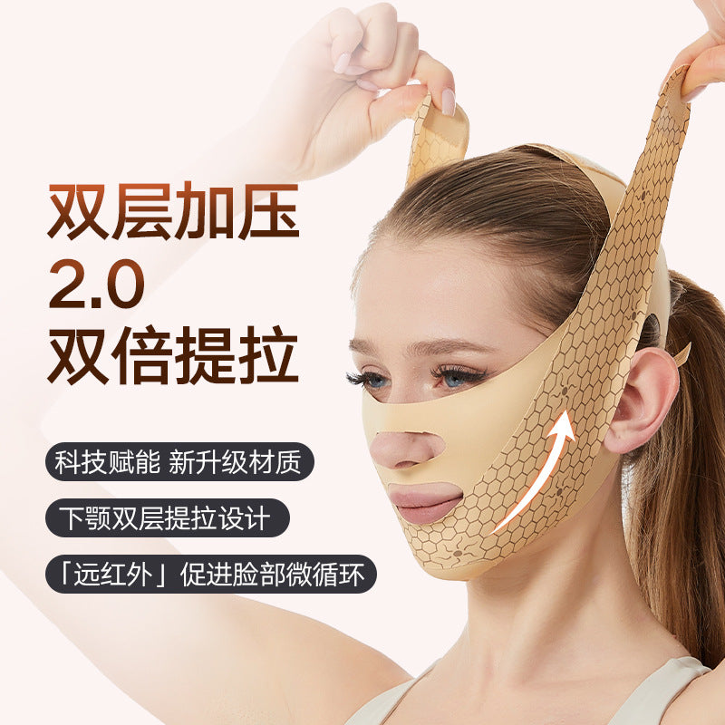 Factory direct sales: v-line face lift bandage - tightens, firms, and reduces facial lines & sagging skin - full face coverage