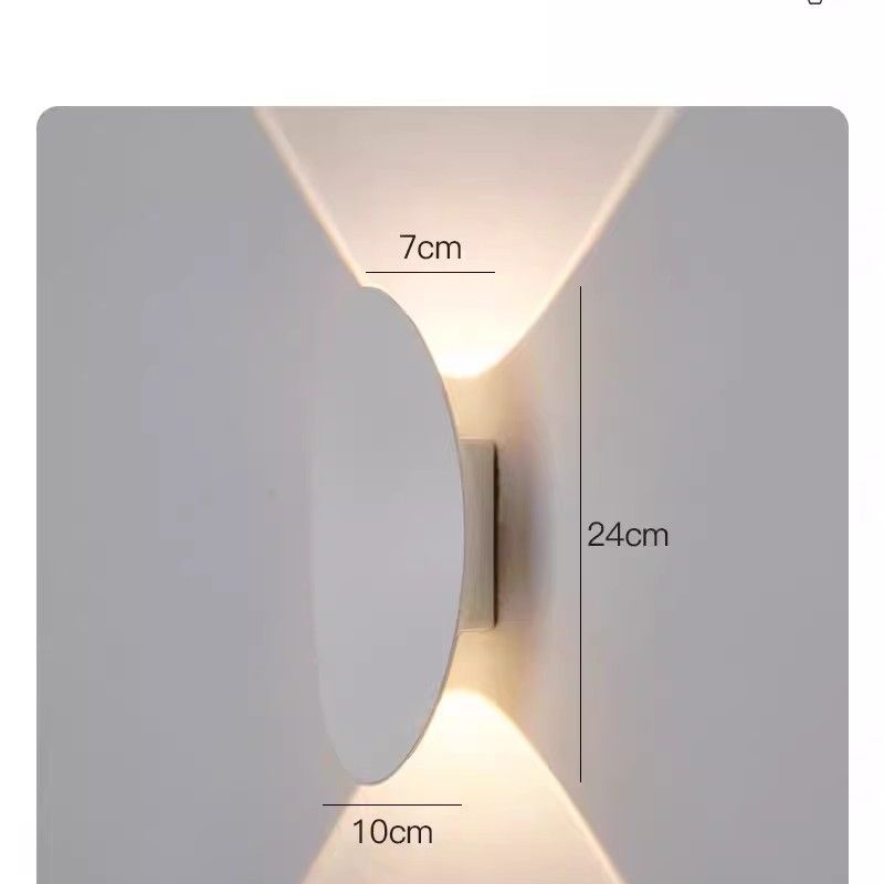 Outdoor waterproof wall lamp - modern minimalist style for bedroom bedside, hallway, outdoor villa courtyard - waterproof, hardwired wall sconce
