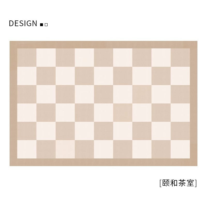 Distributed carpet living room  new french floor mat retro light luxury high-end cream style bedroom no-wash and wipeable