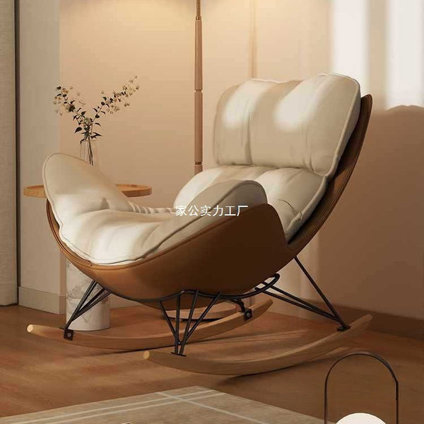 Rocking Chair Reclining Chair Lobster Chair Adult Living Room Balcony Adult Happy Chair Single Casual Snail Chair Lazy Sofa
