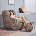 Mom's embrace designer italian casual chair living room bedroom balcony study light luxury lazy sofa single seat