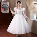 Girls' evening gown princess dress - new  birthday tutu dress for hosts, piano performances, and stage shows
