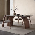 French retro multi-tier slate dining table - modern minimalist home dining table - cross-border e-commerce restaurant rectangular dining table
