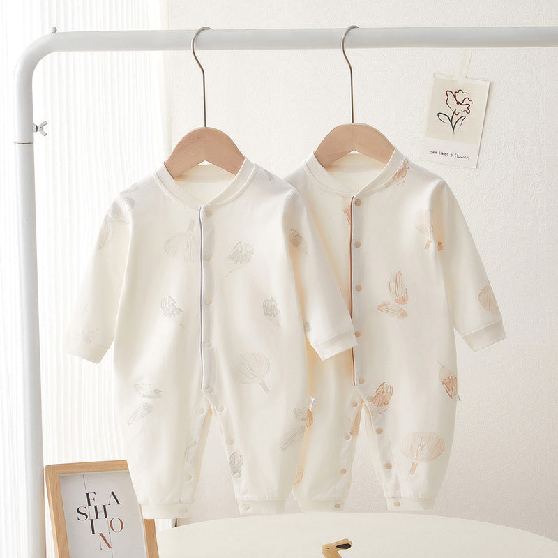 Babibele baby onesies newborn clothes pure cotton pajamas long sleeve loungewear infant boys and girls toddler autumn outfit