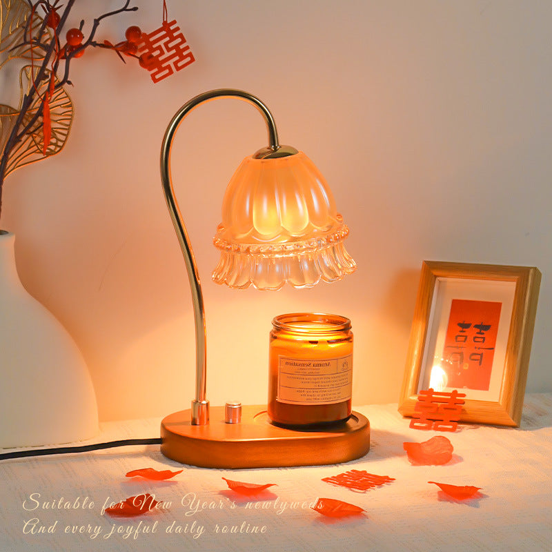 Wedding aromatherapy lamp bedside lamp wedding room dowry lamp wedding red wax melting lamp everbright lamp wedding gift for the newlyweds