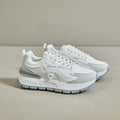 Women's plus size leather sneakers for cross-border e-commerce: new korean style, versatile, flat, non-slip, fashionable casual running shoes