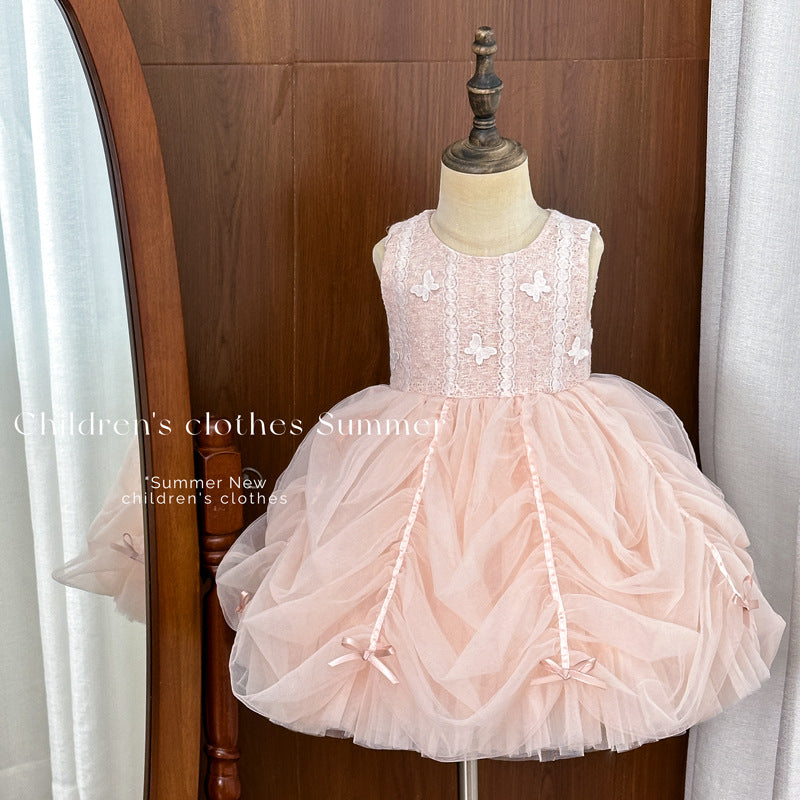 Girls' summer dresses: new stylish princess dresses, vest dresses, and baby tulle dresses for summer