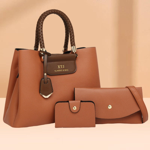 2025 New Atmospheric Women's Crossbody Bag Fashion Soft Leather Large Capacity Shoulder Handbag