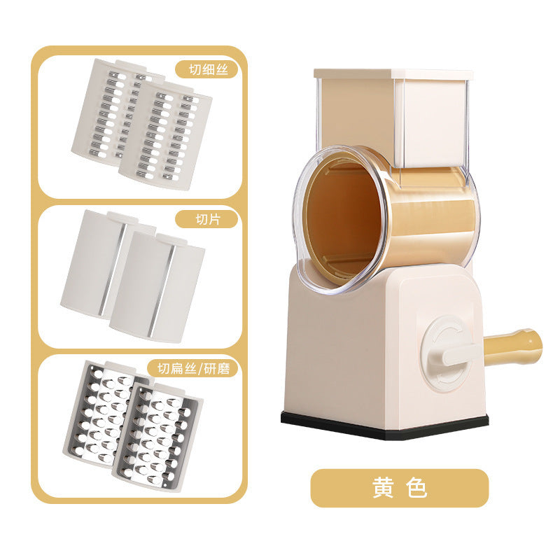 Roller vegetable cutter for homehand-cranked vegetable cutting handy gadgetmultifunctional vegetable cutting machine potato radish shredding slicers shredder