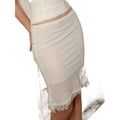 Amazon women's clothing  summer new arrival: fashionable and elegant low-rise, versatile, slim-fit bodycon midi skirt