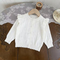 girls' air conditioning cardigan - summer lightweight knit outerwear for kids - baby shawl/sun protection top