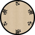 Round rug living room retro high-end bedroom walk-in closet non-slip mat easy-care sofa coffee table floor mat
