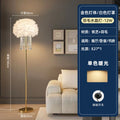 Floor lamp scandinavianaccessible luxurypopular feather lamp sofa living room lamp warm feeling storage vertical bedside atmosphere lamp