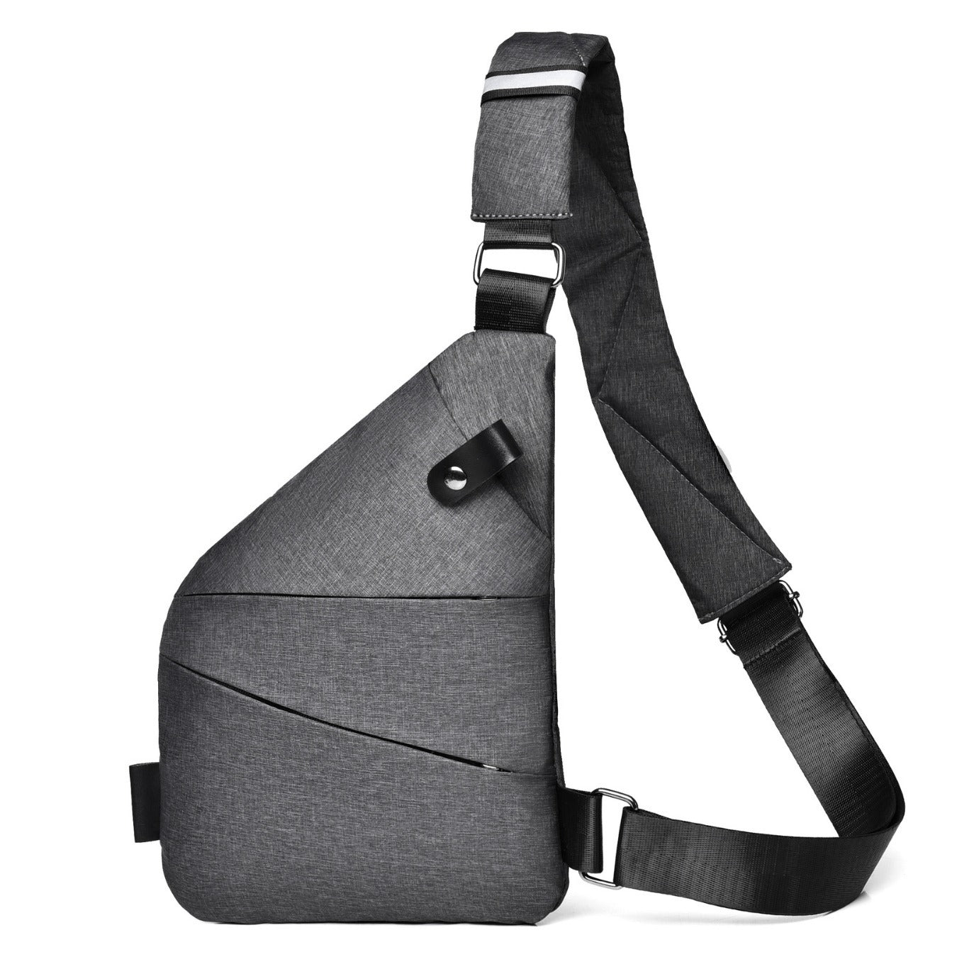 Cross-border  new shoulder bag men's leisure sports light breast bag outdoor leisure messenger bag wholesale delivery