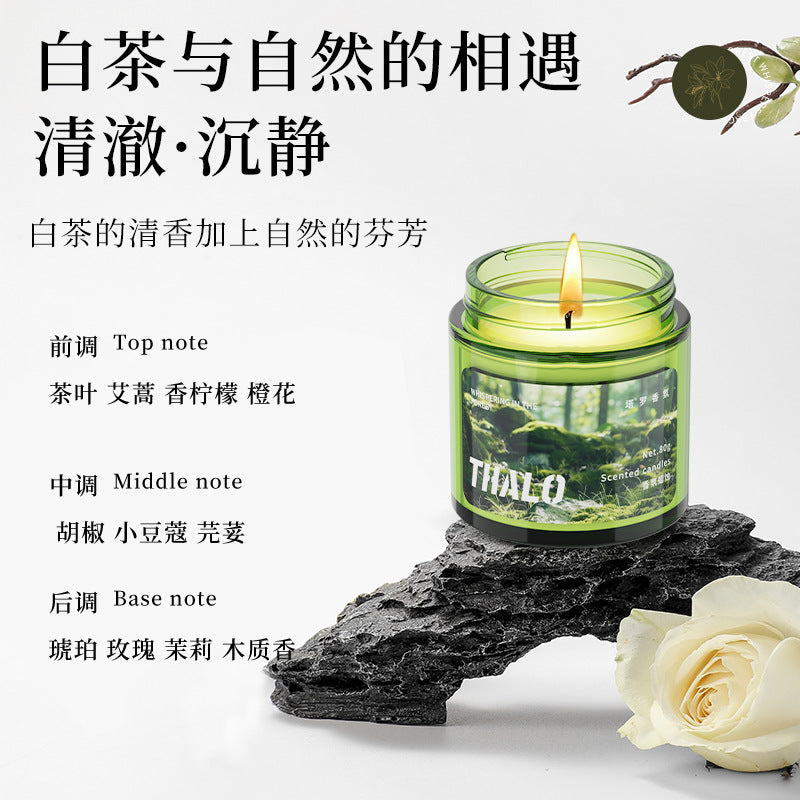 Aromatherapy for home fresh tea scented candle fragrance indoor long-lasting fragrance new solid balm classy quality wholesale
