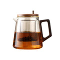 Walnut elegant cup for home tea making separation pot heat-resistant glass teapot tea maker tea water separation pot tea set