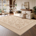 Carpet living room cream style no-wash and wipeable sofa floor mat accessible luxuryclassy easy-care bedroom waterproof bedside blanket